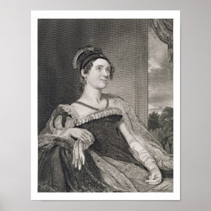 Louisa Catherine Adams (1775-1852), gegraveerd doo Poster