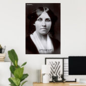 Louisa May Alcott 2 Flints Liefdesquote Posters (Thuiskantoor)