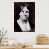 Louisa May Alcott 2 Flints Love Quote Posters (Keuken)