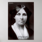 Louisa May Alcott 2 Flints Love Quote Posters (Voorkant)
