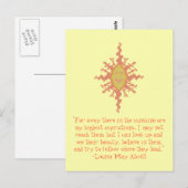 Louisa May Alcott Aspiration Quote Briefkaart (Voorkant / Achterkant)