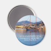 Louisa May Alcott inspirerend QUOTE Magneet (Voorkant / Achterkant)