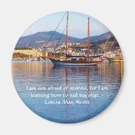 Louisa May Alcott inspirerend QUOTE Magneet
