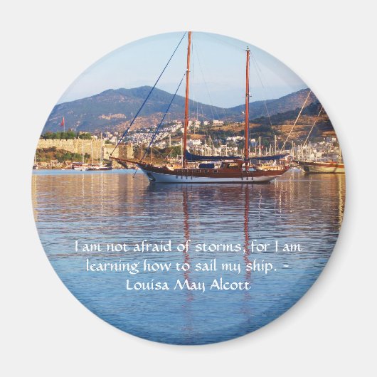 Louisa May Alcott inspirerend QUOTE Magneet (Voorkant)