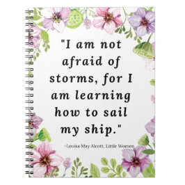Louisa May Alcott, Little Women Quote Notitieboek