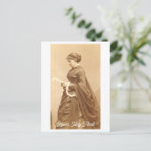 Louisa May Alcott Portrait Briefkaart (Staand voorkant)