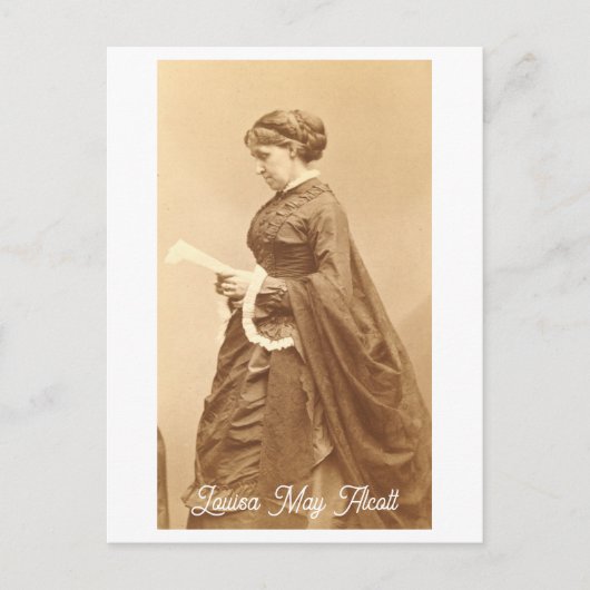 Louisa May Alcott Portrait Briefkaart (Voorkant)