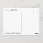 Louisana Shop Sign Briefkaart (Achterkant)