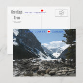 Louise Alberta Canada Briefkaart (Voorkant / Achterkant)