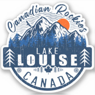 Louise Alberta Canada Revel Ski Souvenirs Sticker