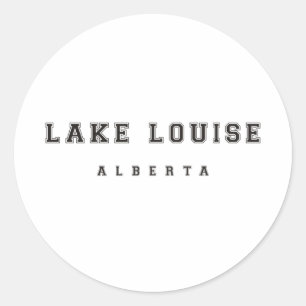 Louise Alberta Canada Ronde Sticker
