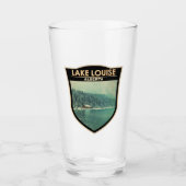 Louise Alberta Canada Travel Art  Glas (Voorkant)