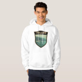 Louise Alberta Canada Travel Art  Hoodie (Voorkant volledig)