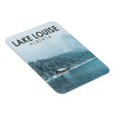 Louise Alberta Canada Travel Art  Magneet (Rechterzijde)