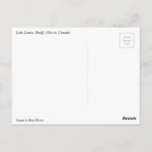 Louise, Banff, Alberta, Canada Briefkaart (Achterkant)