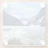 Louise, Banff, Alberta, Canada Glazen Onderzetter (Achterkant)