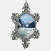 Louise, Banff, Alberta, Canada Tin Sneeuwvlok Ornament (Links)