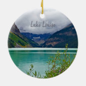 Louise Banff Canadian Rockies Travel Ornament (Achterkant)