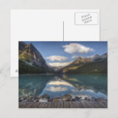 Louise bij zonsopgang, Nationaal Park Banff; Briefkaart (Voorkant / Achterkant)