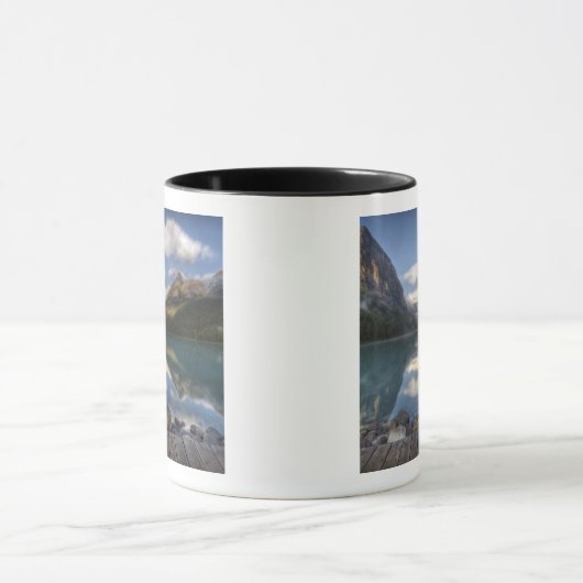 Louise bij zonsopgang, Nationaal Park Banff; Mok (Midden)