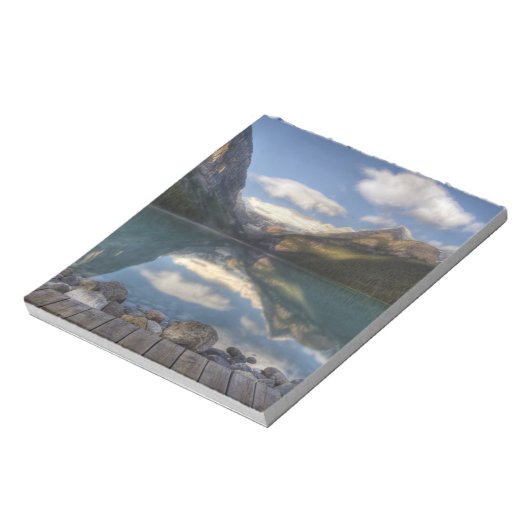 Louise bij zonsopgang, Nationaal Park Banff; Notitieblok (Linkerzijde)