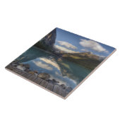 Louise bij zonsopgang, Nationaal Park Banff; Tegeltje (Zijkant)