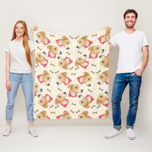 Louise Boxer Mix Fleece Deken