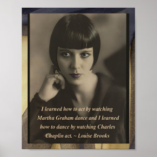 Louise Brooks  geïnspireerd Poster