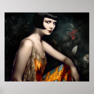 Louise Brooks in Miami uit 1920 Poster