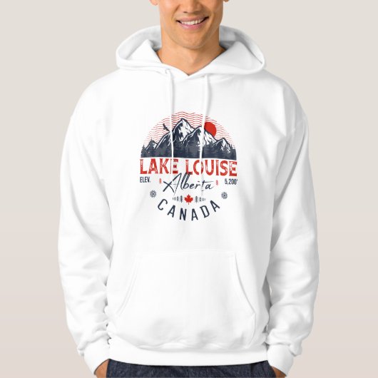 Louise - Canada -  Retro Sunset Hoodie (Voorkant)