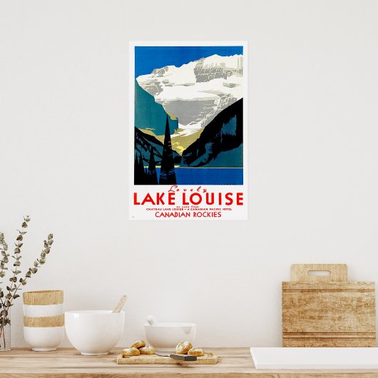 Louise, Canadees Rockies, Canada,  Poster (Keuken)