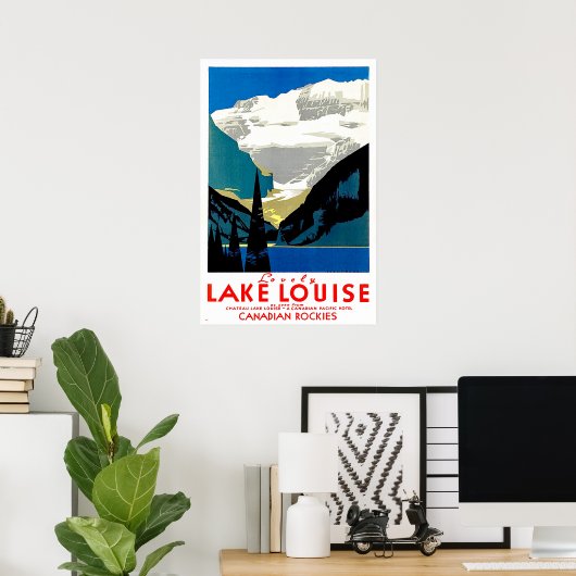 Louise, Canadees Rockies, Canada, Poster (Thuiskantoor)