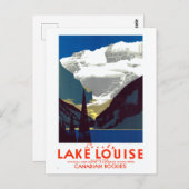  Louise Canadian Rockies Alberta Poste Briefkaart (Voorkant / Achterkant)