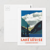 Louise Canadian Rockies Canada Briefkaart (Voorkant / Achterkant)