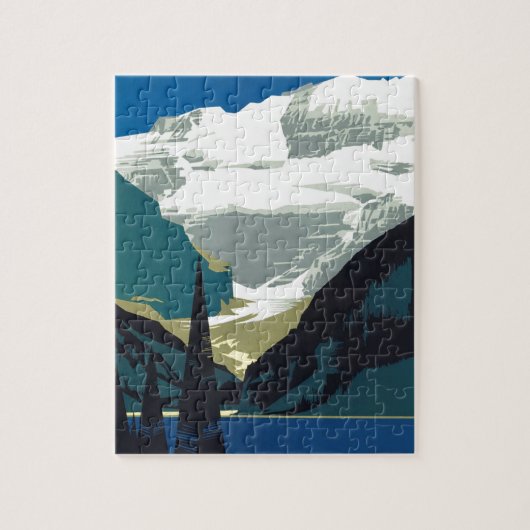 Louise Canadian Rockies Canada Legpuzzel (Verticaal)