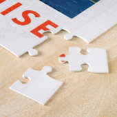 Louise Canadian Rockies ~ Vintage Travel Legpuzzel (Zijkant)