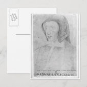 Louise de Savoie Briefkaart (Voorkant / Achterkant)