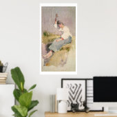 Louise, een Bretonmeisje (m/v op papier) Poster (Thuiskantoor)