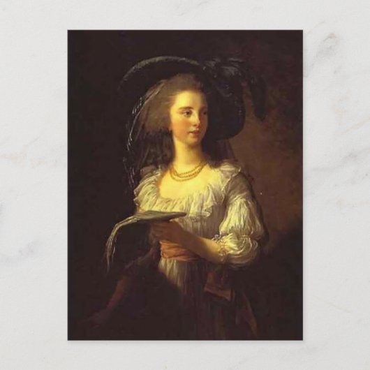 Louise Elisabeth Vigee - The Duchess de Polignac Briefkaart (Voorkant)