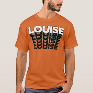 Louise Grappig Retro Vintage Zonsondergang Louise  T-shirt