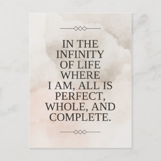 Louise Hay - Alles is perfect Briefkaart