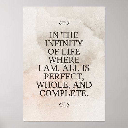 Louise Hay - Alles is perfect Poster (Voorkant)