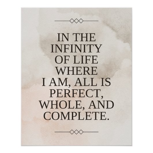 Louise Hay - Alles is perfect Poster (Voorkant)