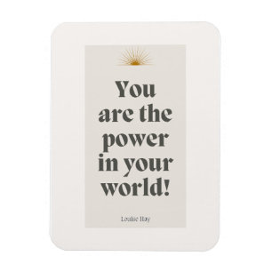 Louise Hay - Jij bent de kracht in jouw wereld Magneet