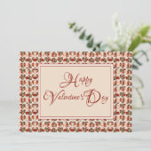 Louise Hearts Valentijnse Feestdagenkaart (Staand voorkant)