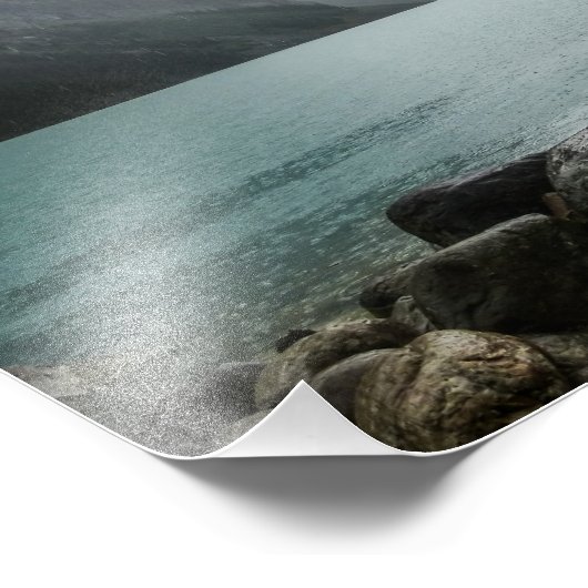 Louise in de regen foto afdruk (Hoek)