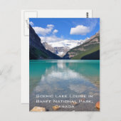 Louise in het nationale park Banff Briefkaart (Voorkant / Achterkant)