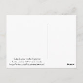 Louise in Summer Briefkaart (Achterkant)