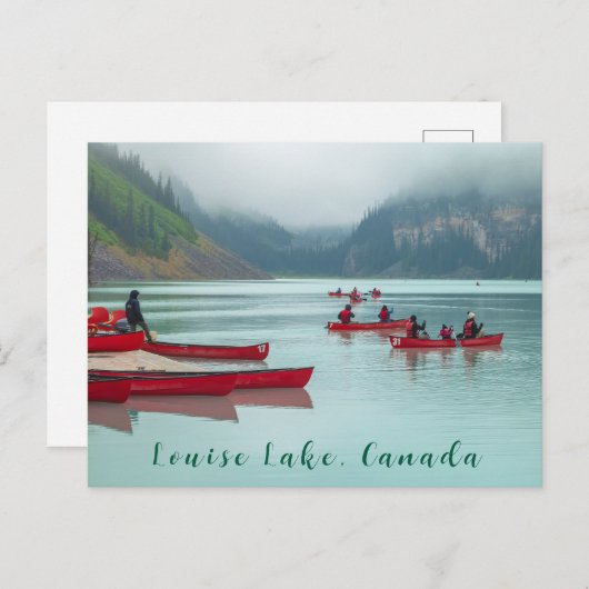 Louise Lake Briefkaart (Voorkant / Achterkant)