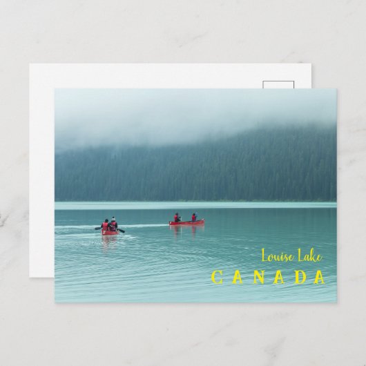 Louise Lake, Canada Briefkaart (Voorkant / Achterkant)